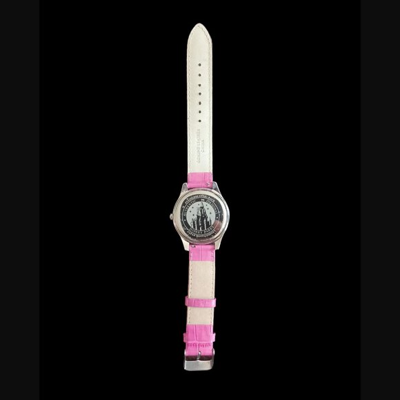 Limited Edition Disney Parkes Mickey Mouse Pink Leather Band Wristwatch 9.5" - Picture 6 of 9